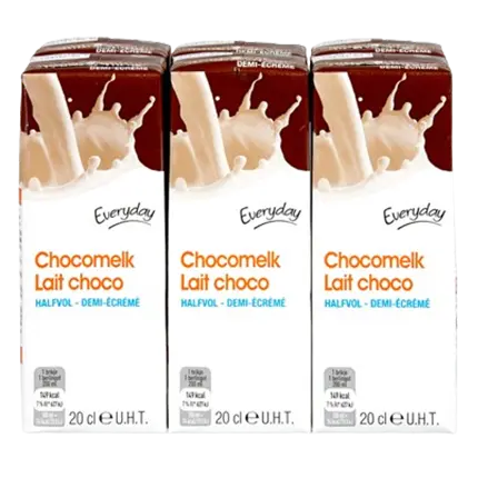 [9167] Leche con sabor chocolate, 6x200ml